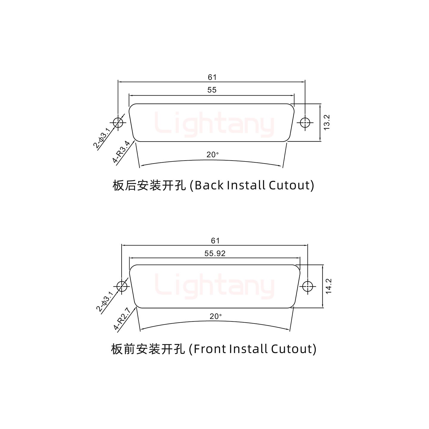 47W1公長體焊線/螺絲螺母/大電流10A