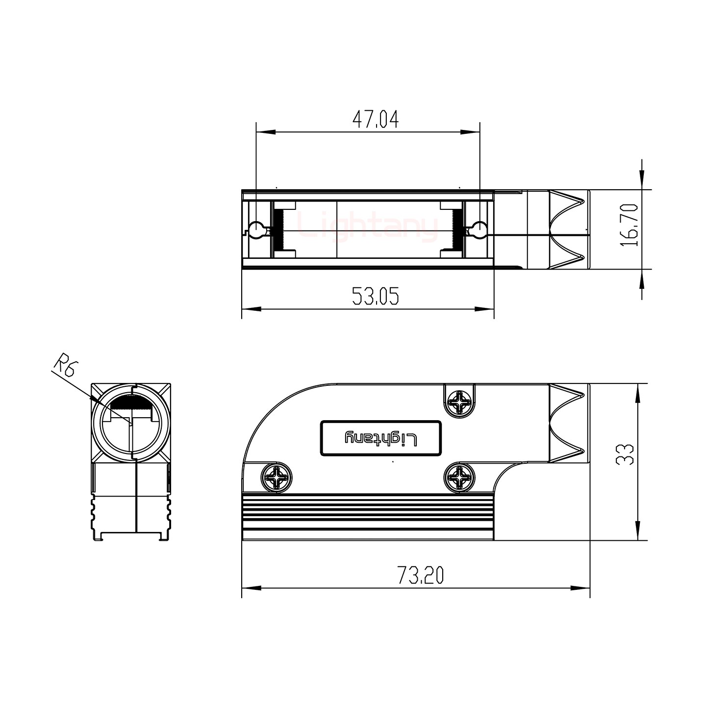 17W2公焊線式50歐姆+25P金屬外殼1015彎出線4~12mm