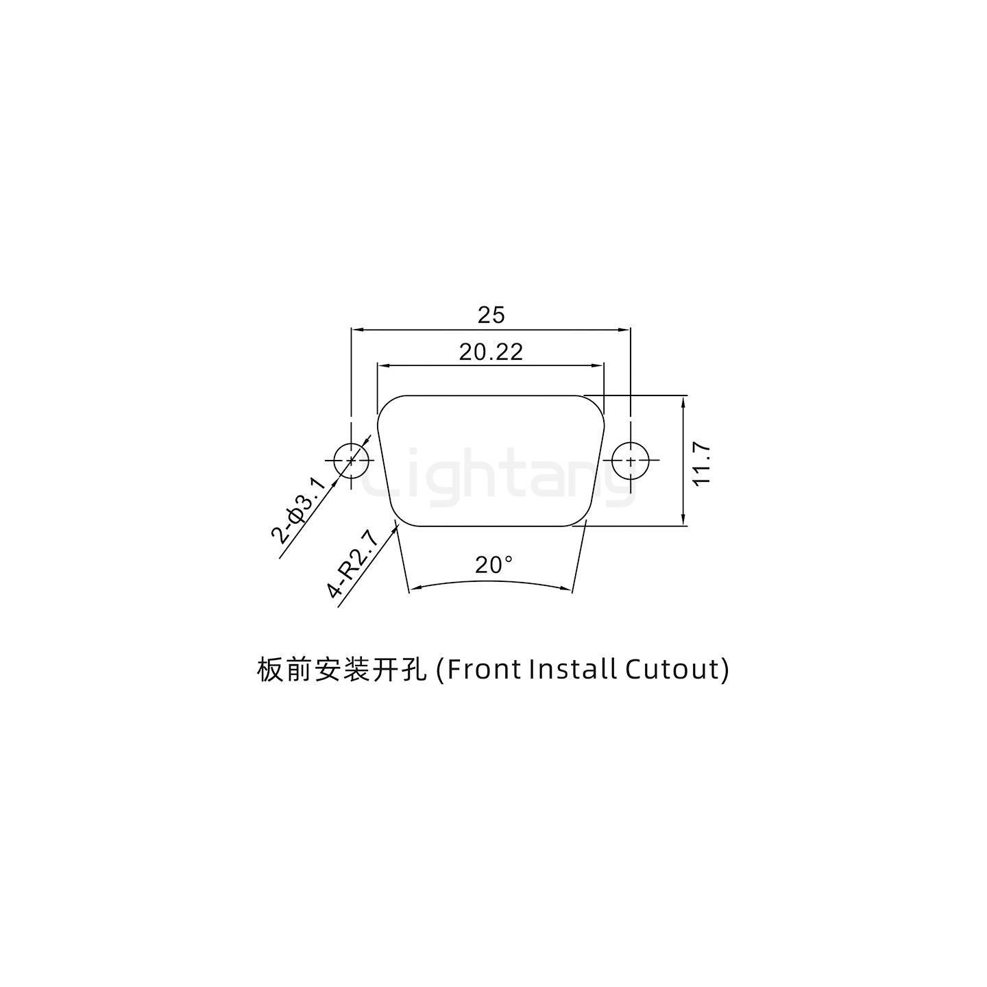 防水2V2公焊線式/鎖螺絲/大電流40A