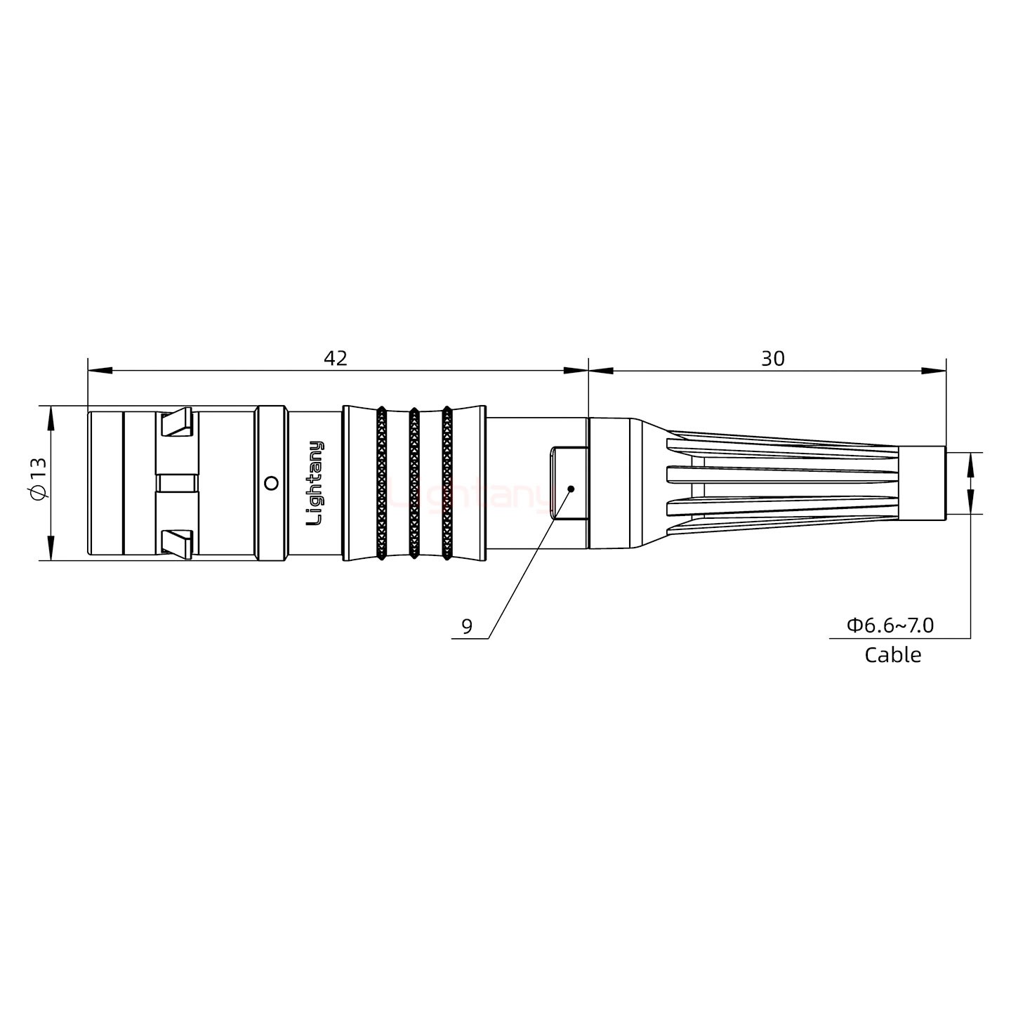 FGG.1K.004.CLAK70推拉自鎖直式插頭