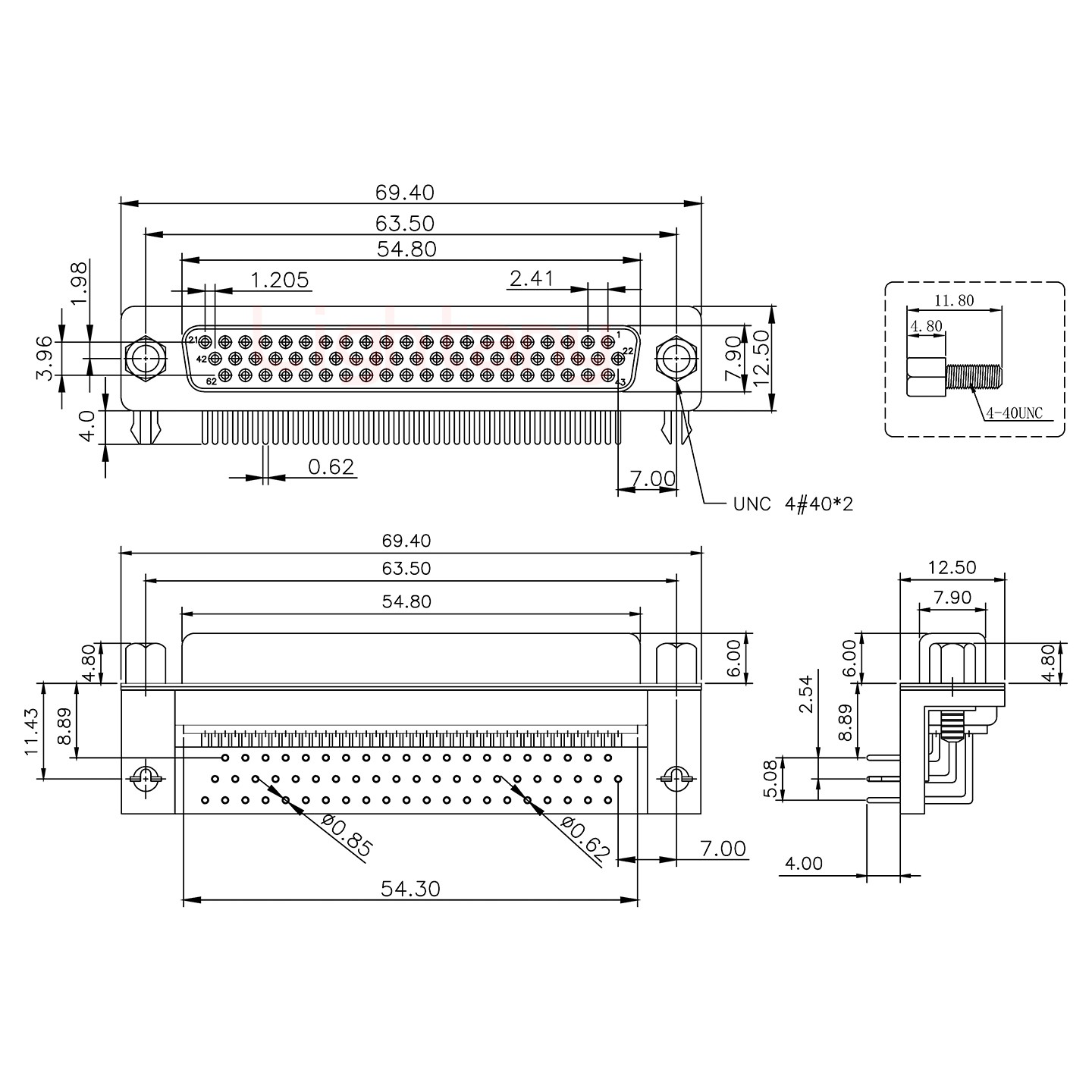 HDR62 母 彎插板8.89 塑料支架10.8 鎖螺絲 車針