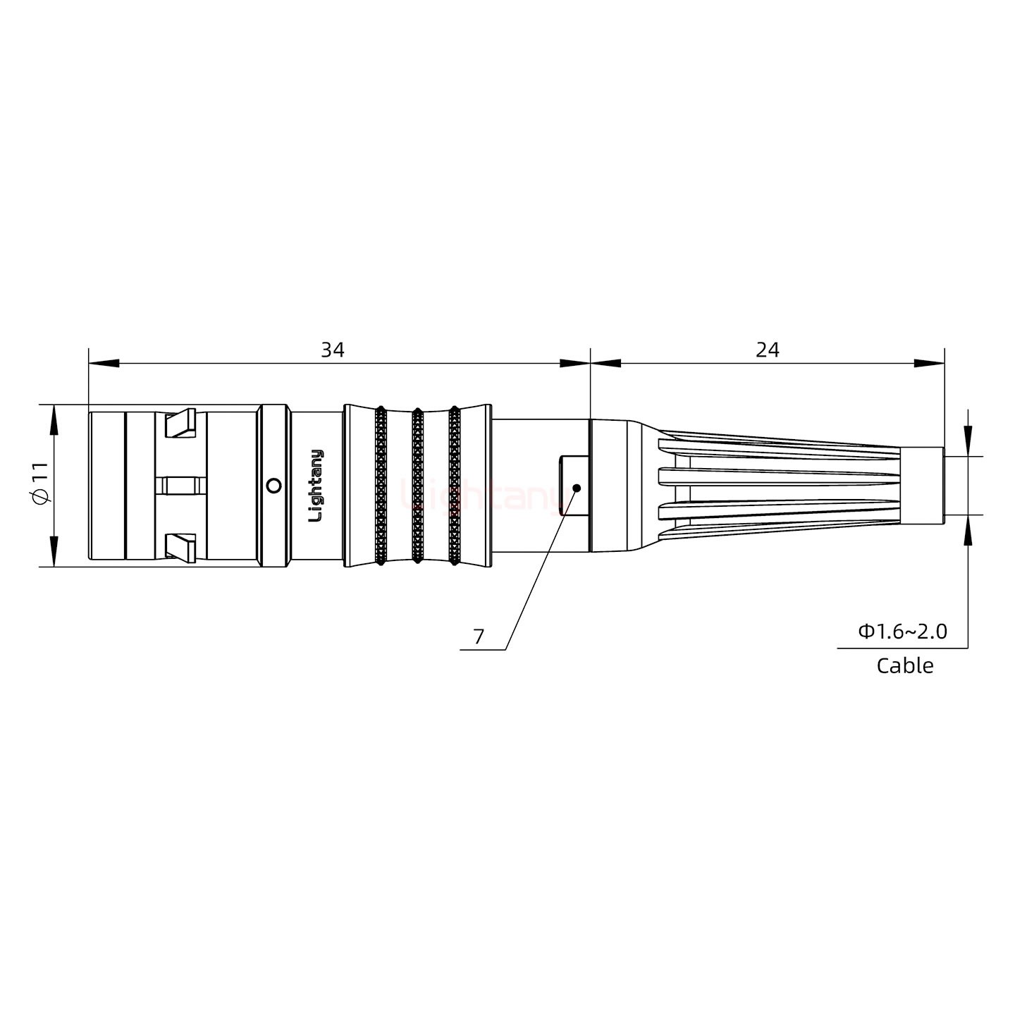 FGG.0K.002.CLAC20Z推拉自鎖帶護(hù)套直式插頭