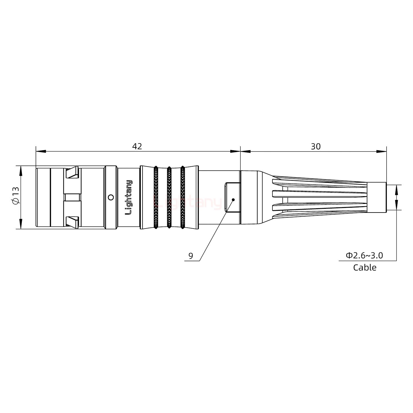 FGG.1K.014.CLAC30Z推拉自鎖帶護(hù)套直式插頭