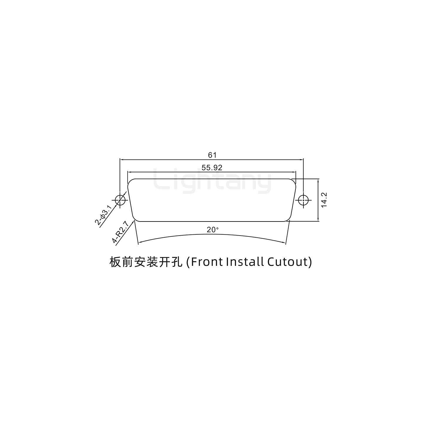 47W1公焊線(xiàn)式/鎖螺絲螺母+防水墊片/大電流40A