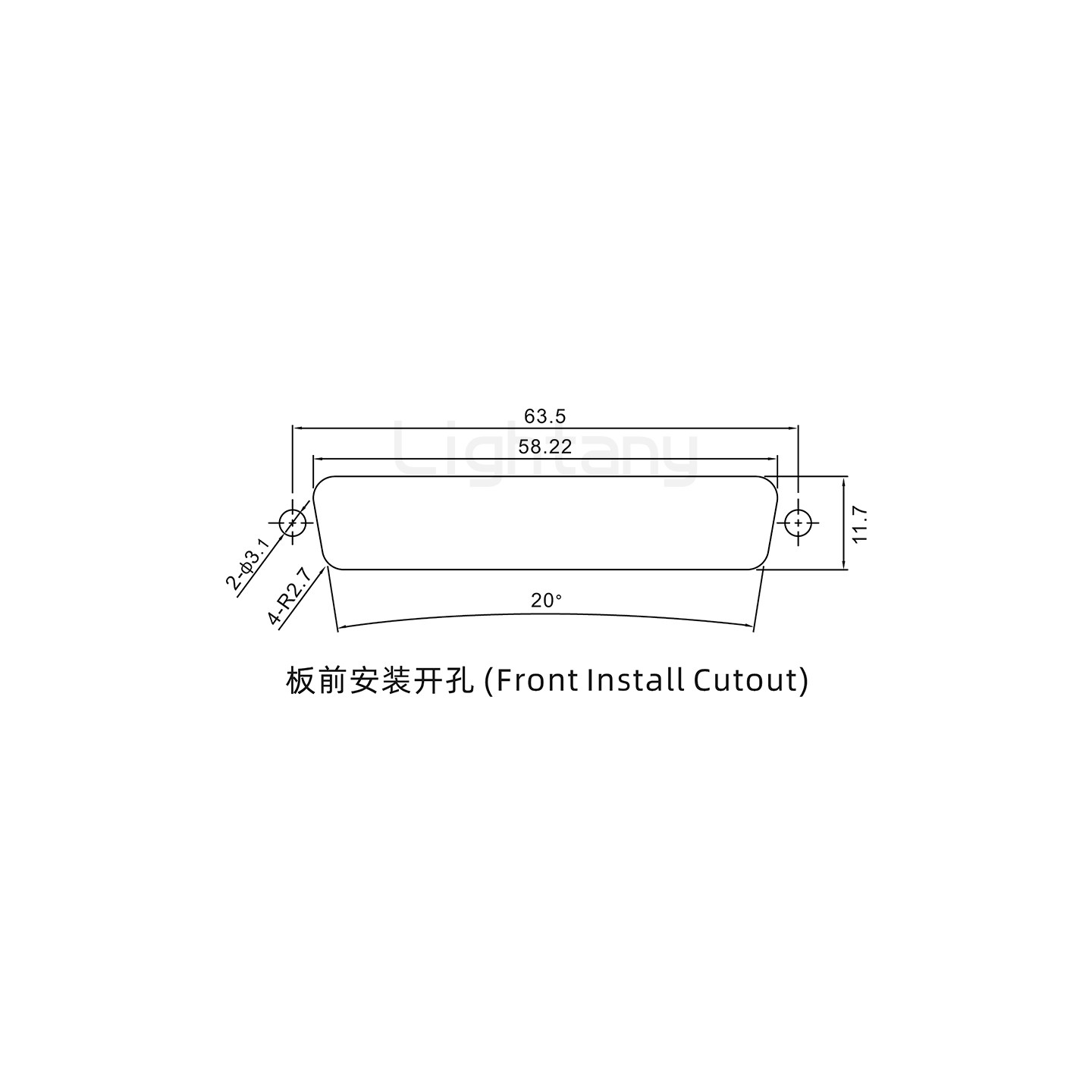 21W4公焊線式/鎖螺絲螺母+防水墊片/大電流40A